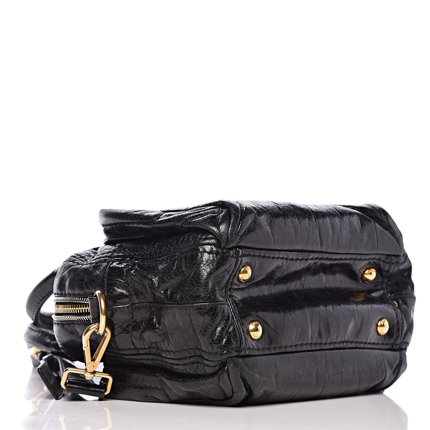 Vitello Shine Bauletto Black