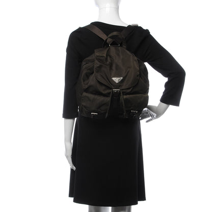 Prada Tessuto Nylon Vela Medium Backpack Ebano 2 of 10