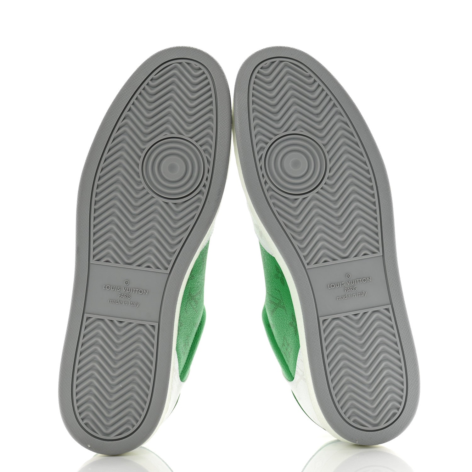 Louis Vuitton Calfskin Monogram Mens Rivoli Sneakers 11 White 5 of 11