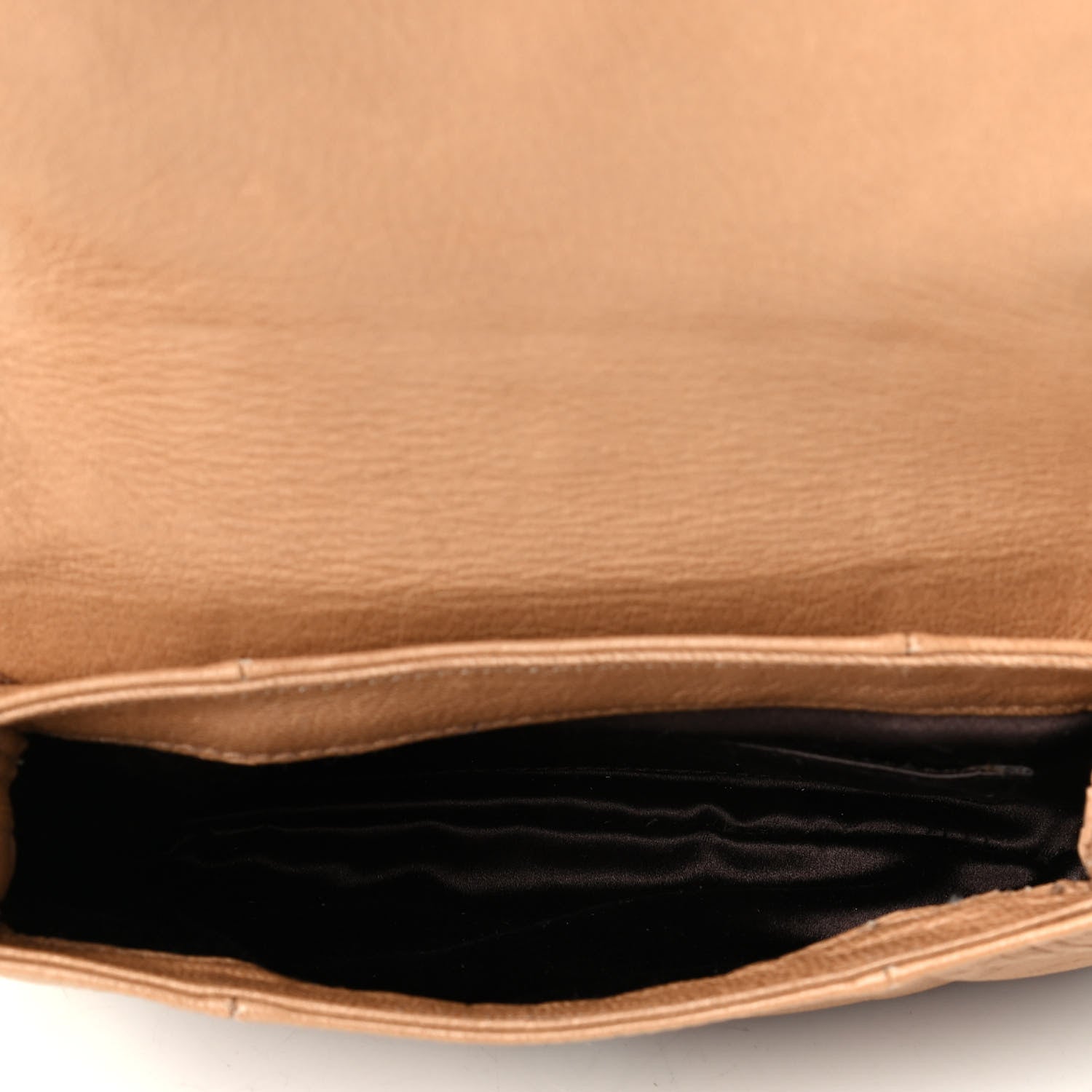 Saint Laurent Calfskin Nadja Shoulder Bag Tan 5 of 8