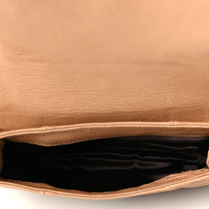 Saint Laurent Calfskin Nadja Shoulder Bag Tan 5 of 8