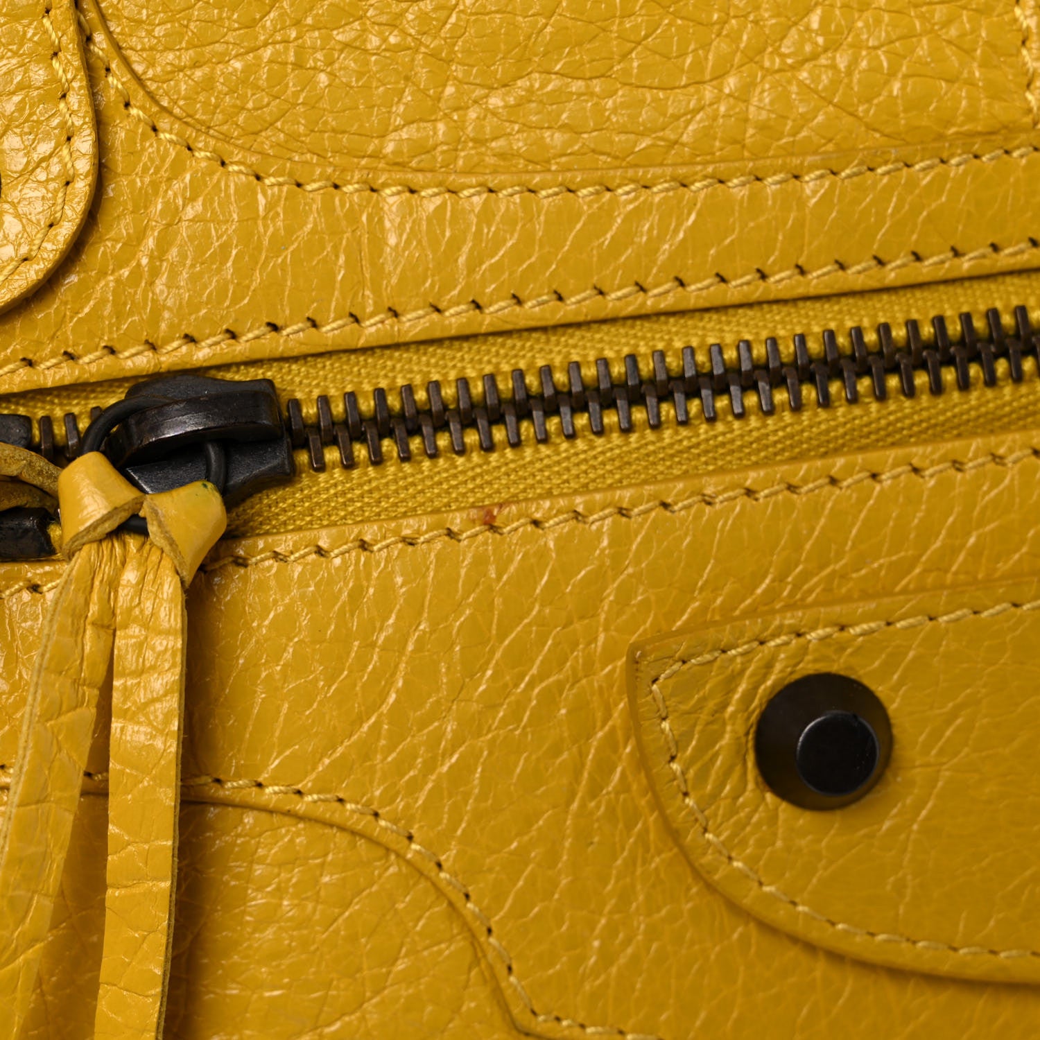 Balenciaga Agneau Classic Hardware Work Tournesol 16 of 21