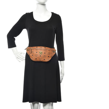 MCM Visetos Stark Belt Bag Cognac 2 of 11