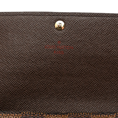 Louis Vuitton Damier Ebene Sarah Wallet 6 of 7