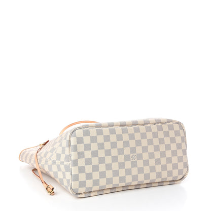 Louis Vuitton Damier Azur Neo Neverfull MM Rose Ballerine 4 of 10