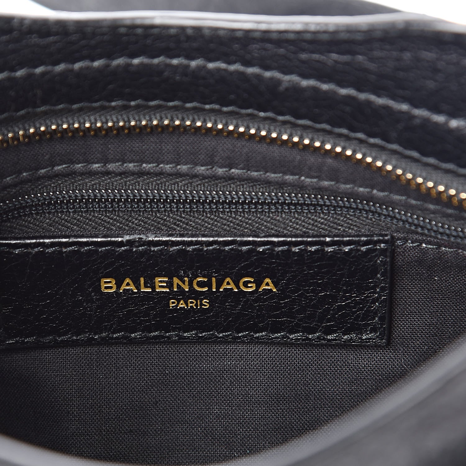 Balenciaga Agneau Stadio Laser Cut Cross Classic Gold Hardware Mini City Black 6 of 10
