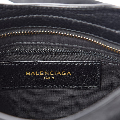 Balenciaga Agneau Stadio Laser Cut Cross Classic Gold Hardware Mini City Black 6 of 10