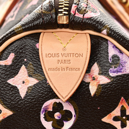Louis Vuitton Watercolor Aquarelle Speedy 35 Brown 6 of 10