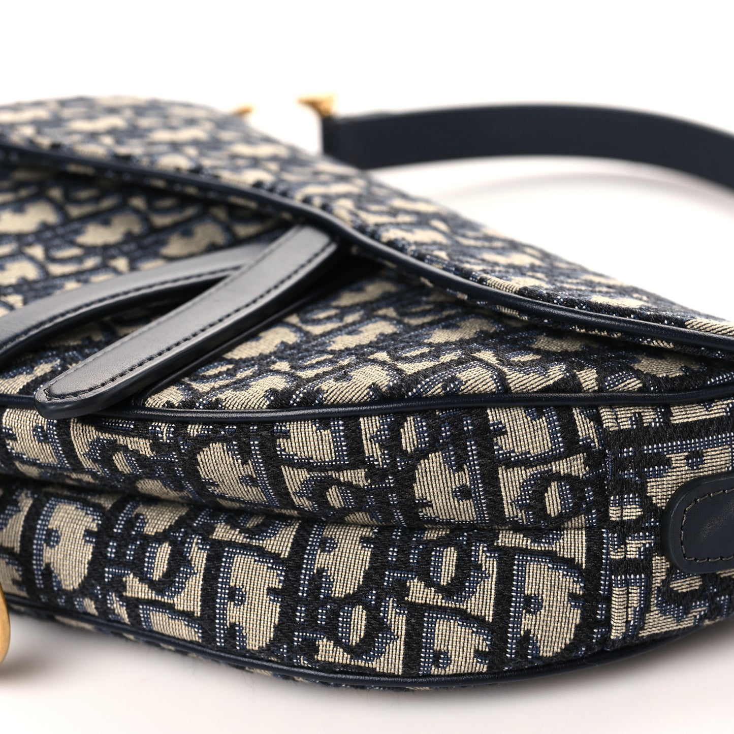Oblique Saddle Bag Blue