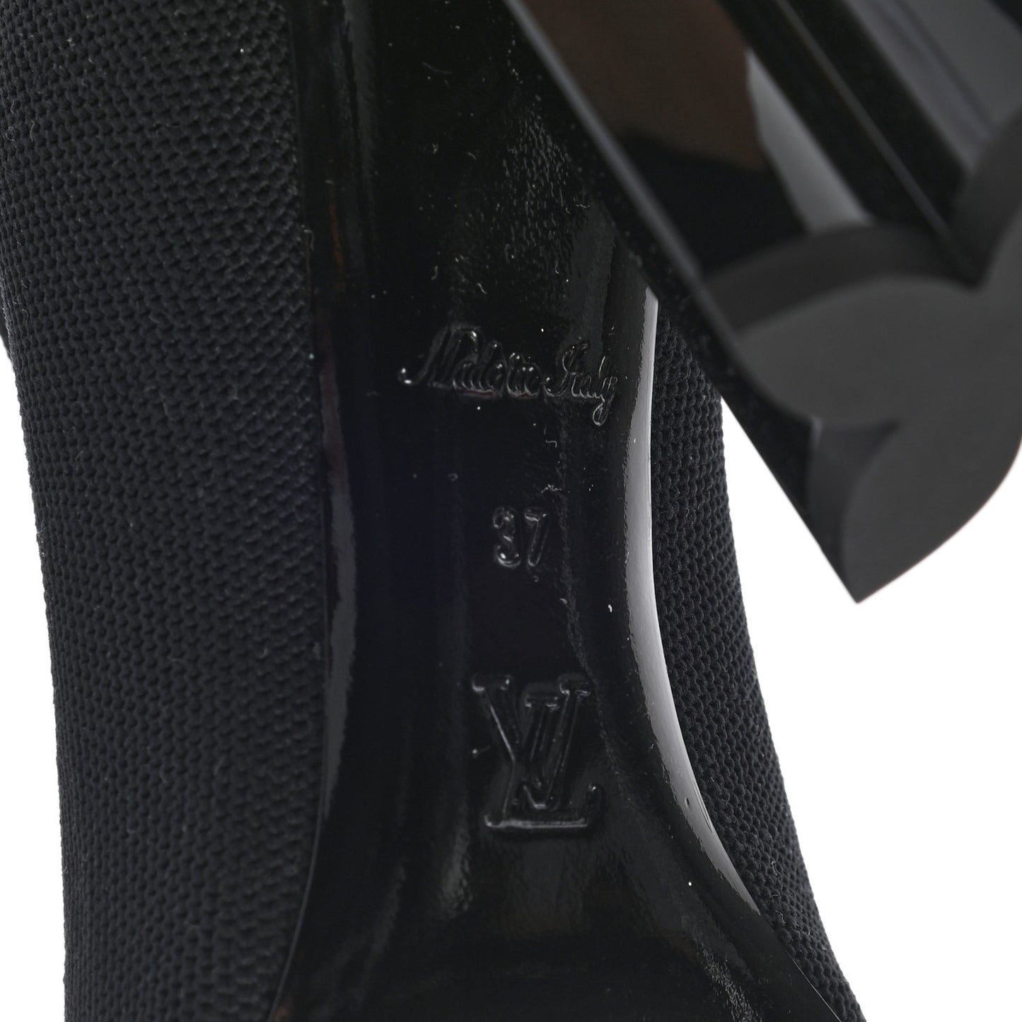 Stretch Fabric New Wave Silhouette Ankle Boots 37 Black