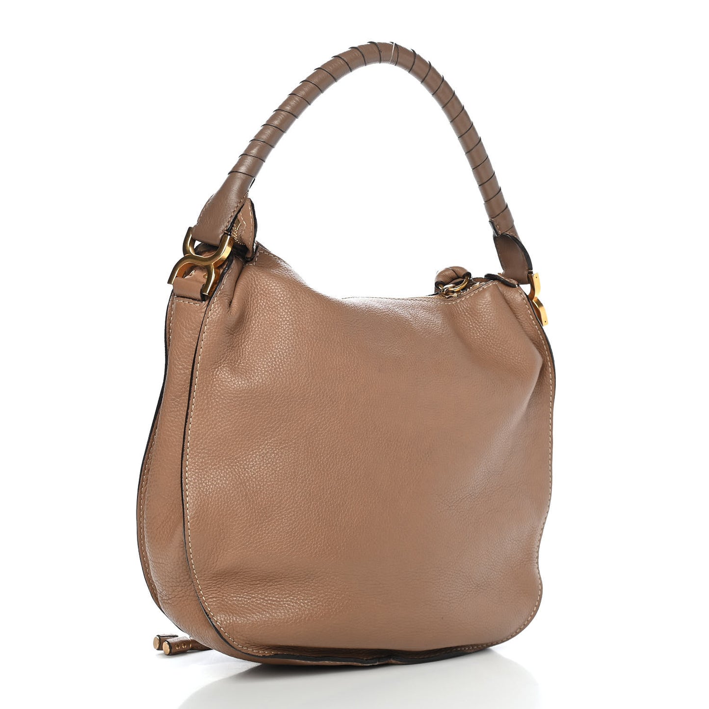 Calfskin Medium Marcie Hobo Nut