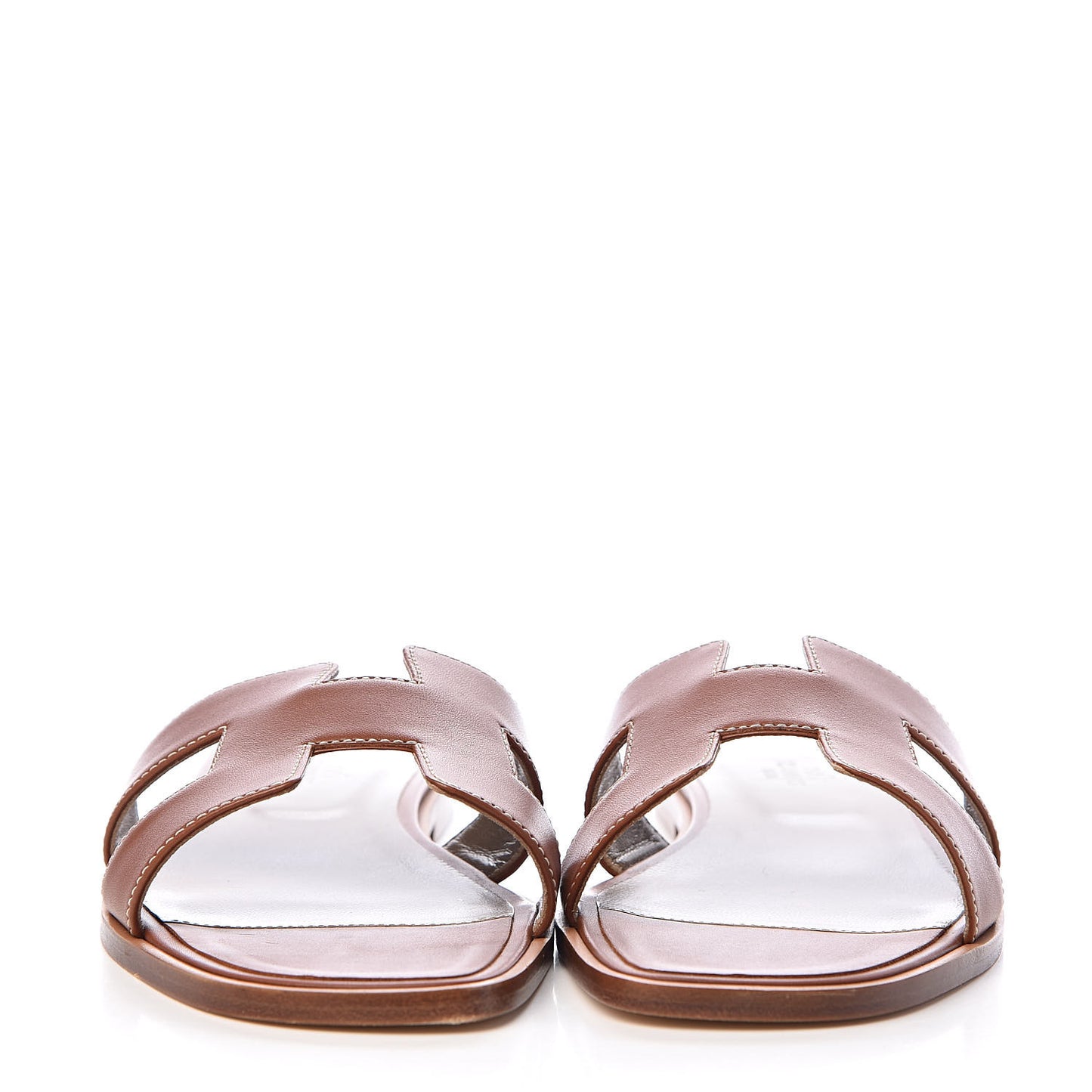 Box Calfskin Oran Sandals 41 Gold