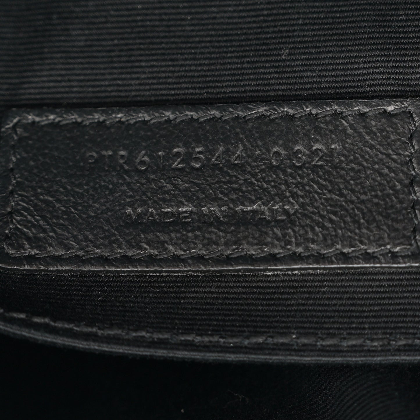 Calfskin Matelasse Monogram Monochrome Lou Camera Bag Black
