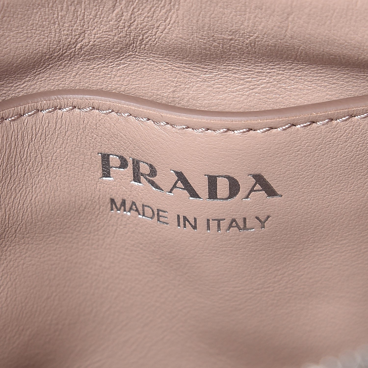 Prada Soft Calfskin Diagramme Crossbody Bag Cipria 6 of 7