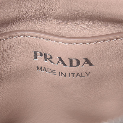 Prada Soft Calfskin Diagramme Crossbody Bag Cipria 6 of 7
