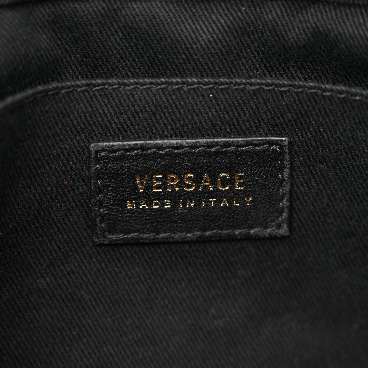 Versace Nappa Quilted Icon Printed Small Camera Bag Black 6 of 12