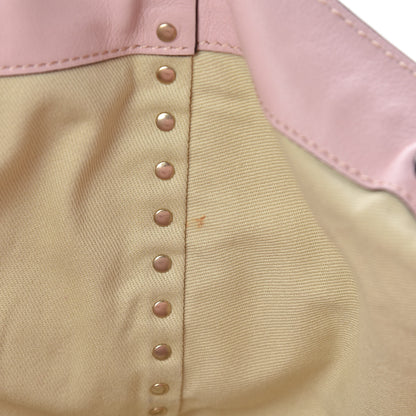 Valentino Garavani Vitello Medium Rockstud Tote Rose 9 of 16