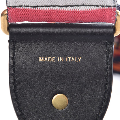 Christian Dior Canvas Embroidered Studded Rainbow Shoulder Strap 4 of 4