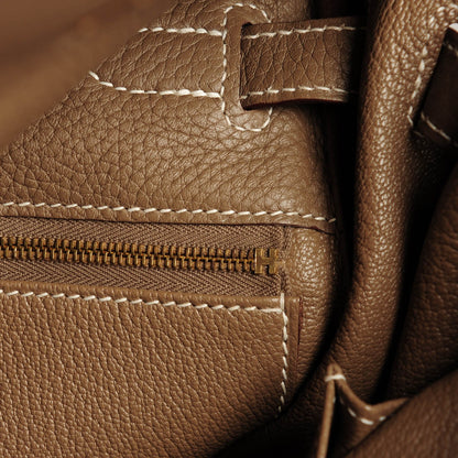 Hermes Taurillon Clemence Kelly Retourne 28 Etoupe 18 of 39