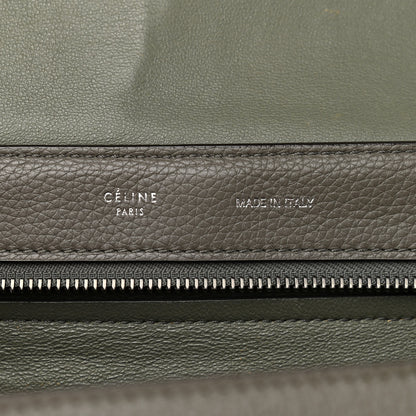 Celine Calfskin Suede Large Trapeze Grey 6 of 18