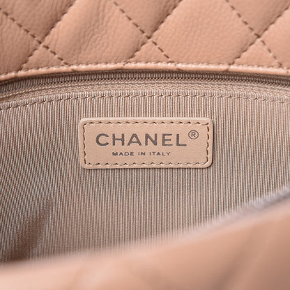 Chanel Caviar Quilted City Shopping Tote Beige 9 of 19
