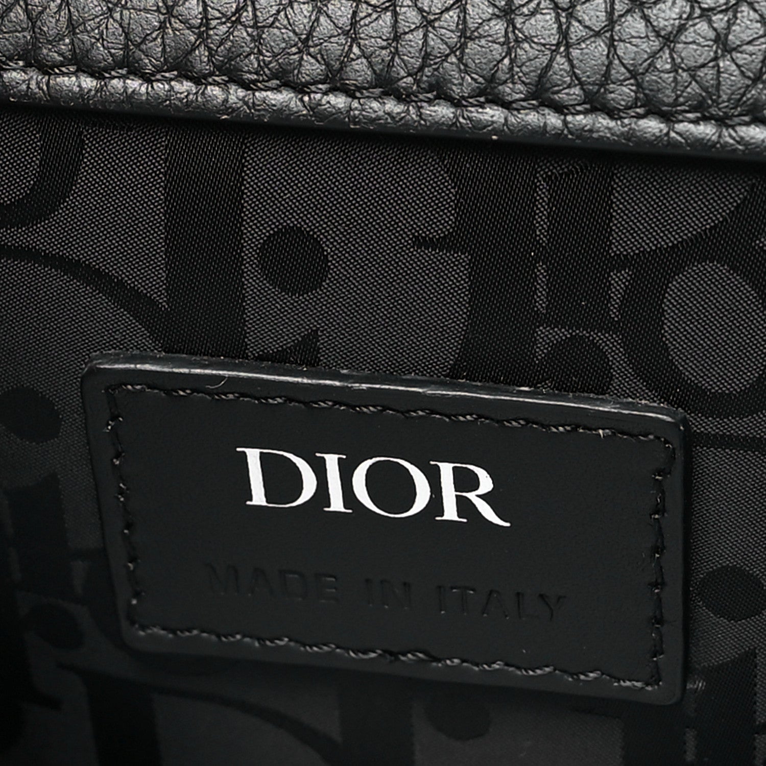 Christian Dior Grained Calfskin Mini Gallop Bag With Strap Black 6 of 10
