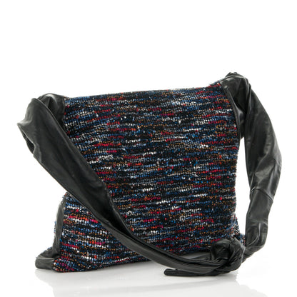 Chanel Tweed Lambskin Large Girl Bag Multicolor Black 3 of 7
