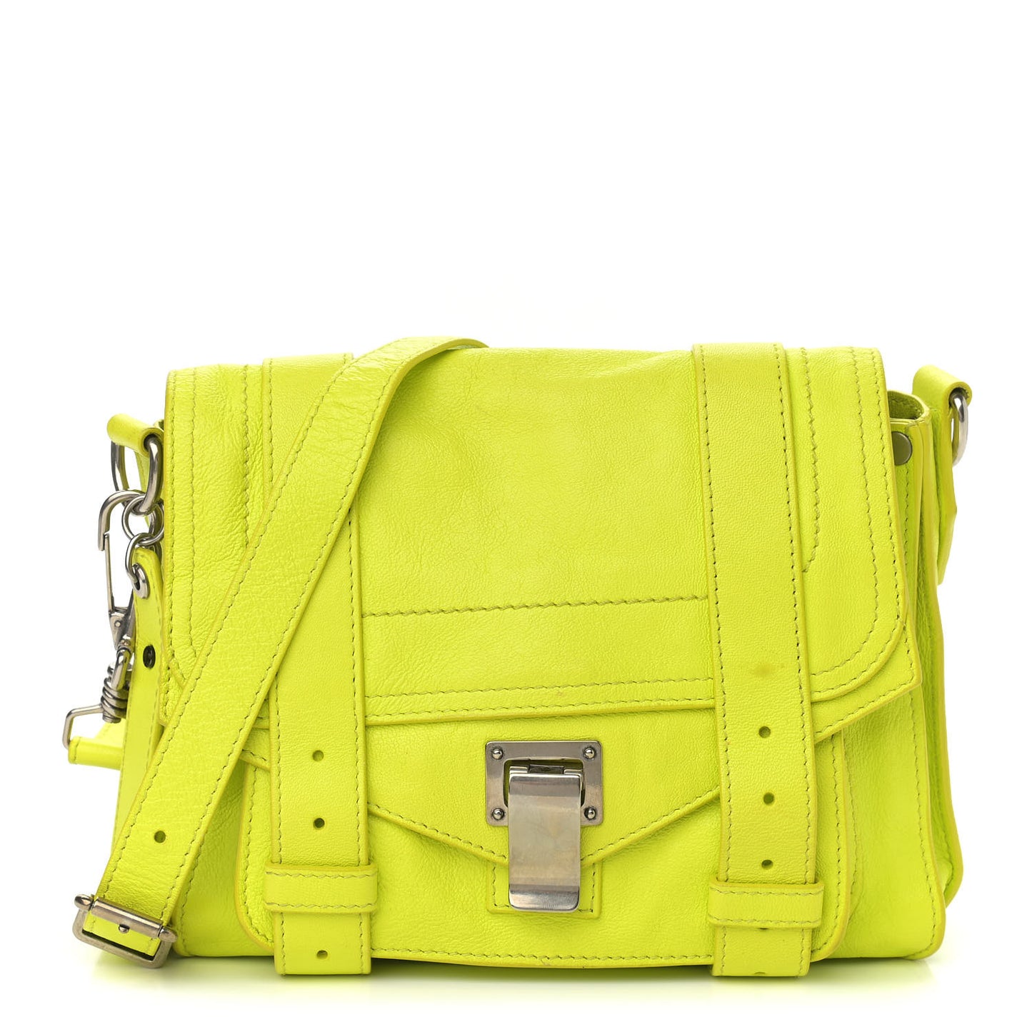 Lambskin PS1 Mini Pouch Messenger Sulfur