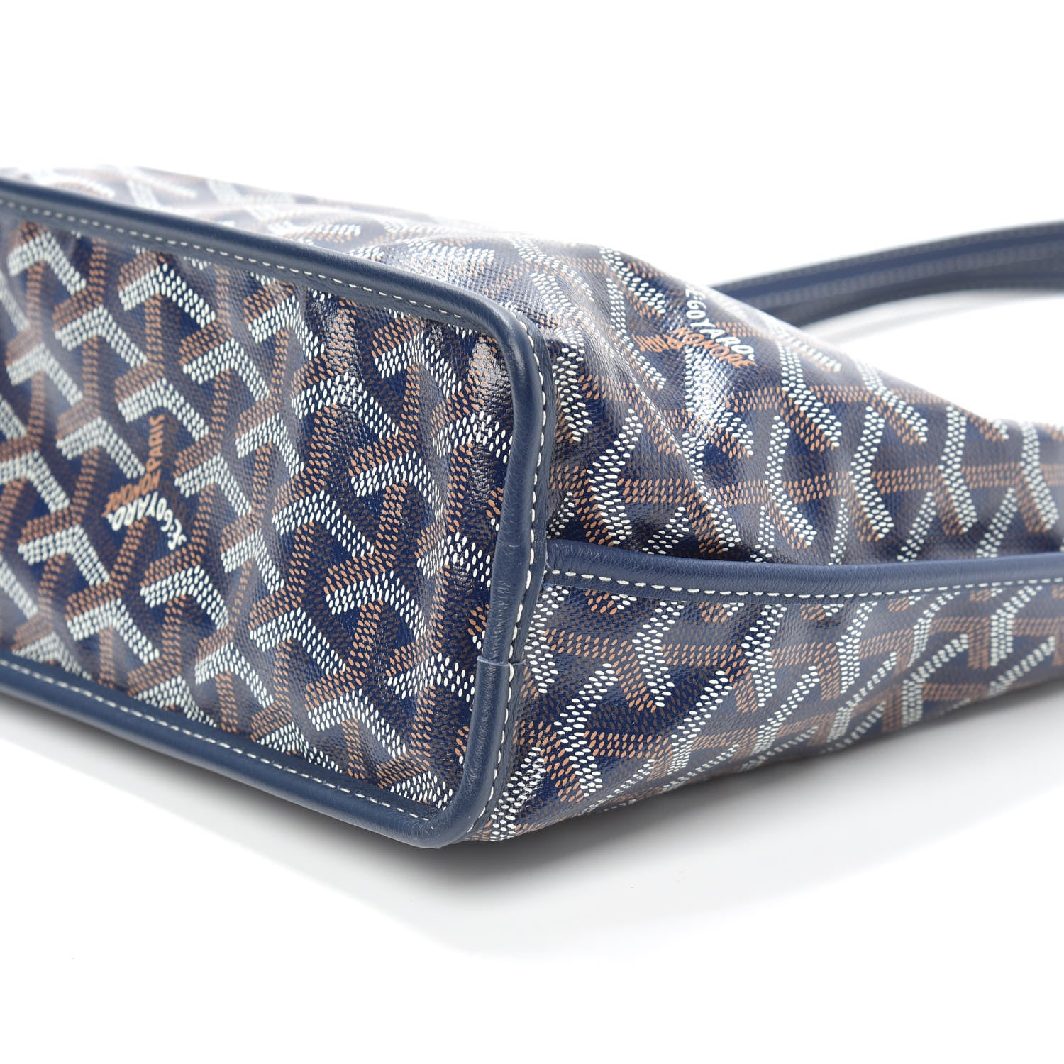 Goyard Goyardine Reversible Mini Anjou Navy 8 of 8