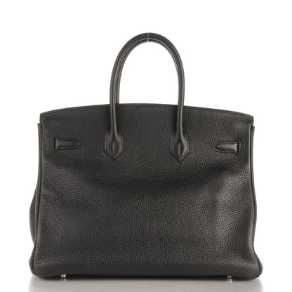 Hermes Taurillon Clemence Birkin 35 Black 4 of 24