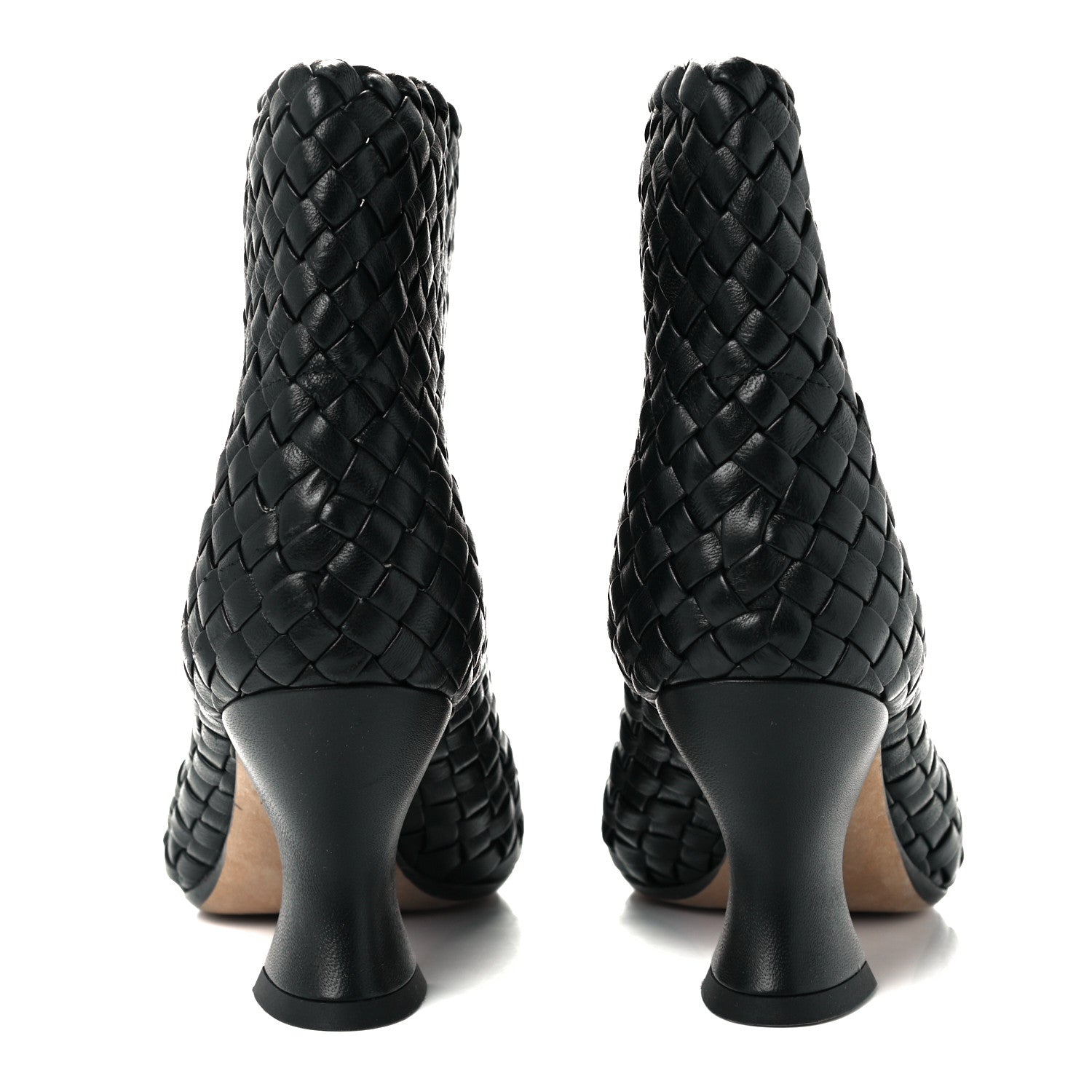 Bottega Veneta Nappa Intrecciato Ankle Boots 36 Black 6 of 11