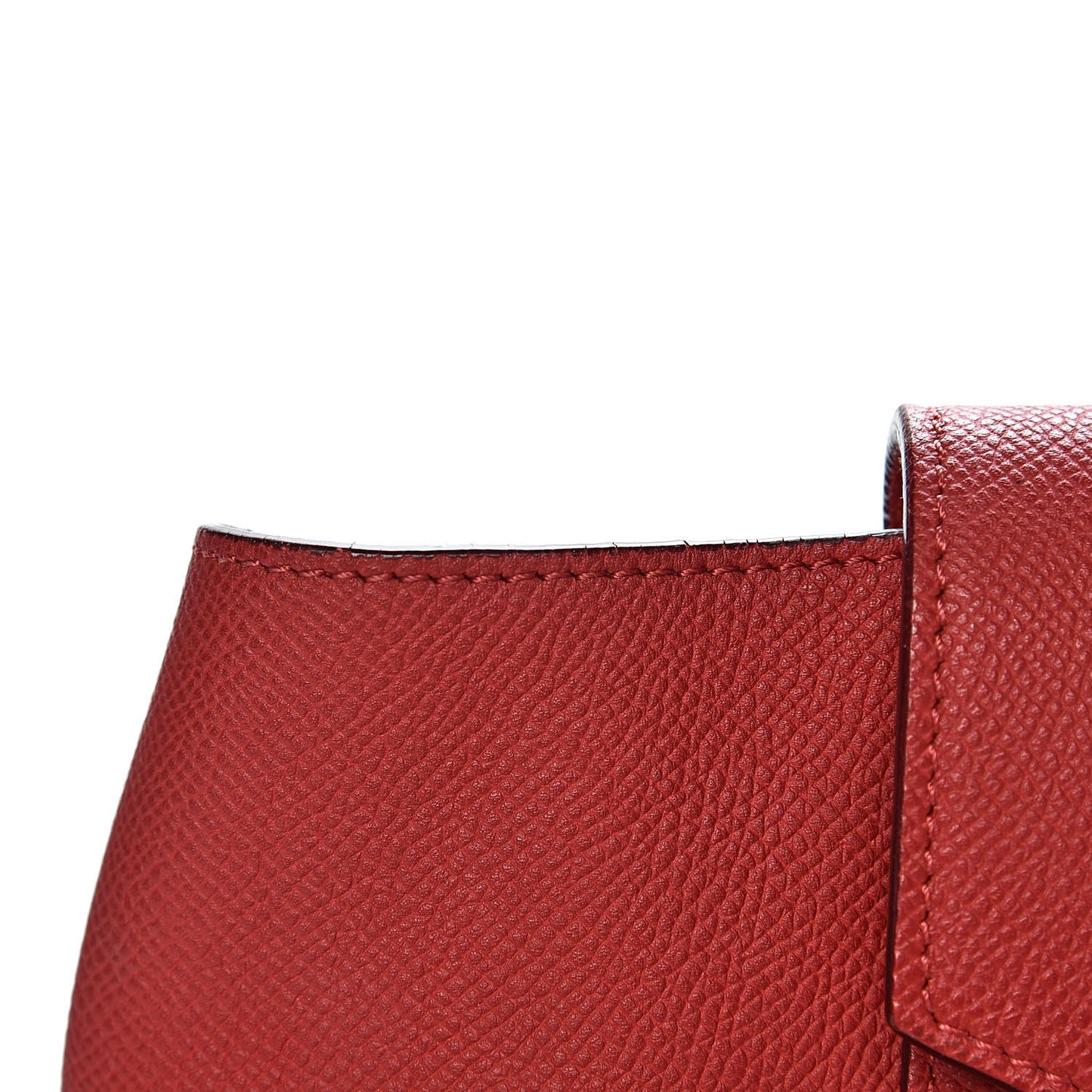 Grained Calfskin Mini Belt Bag Coquelicot