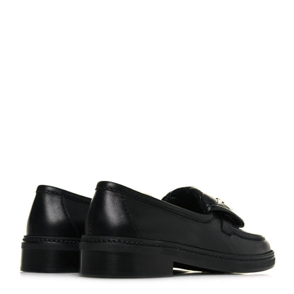 Chanel Lambskin Quilted CC Turnlock Loafers 36 Black 4 of 8