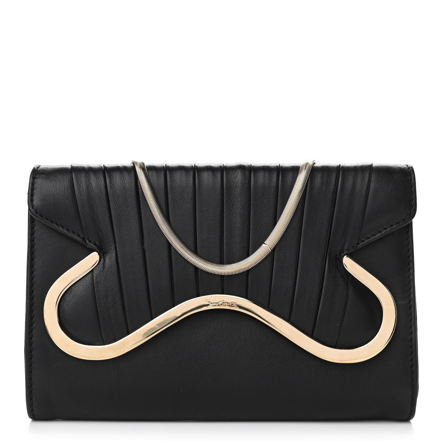 Calfskin Brooklin Clutch Black