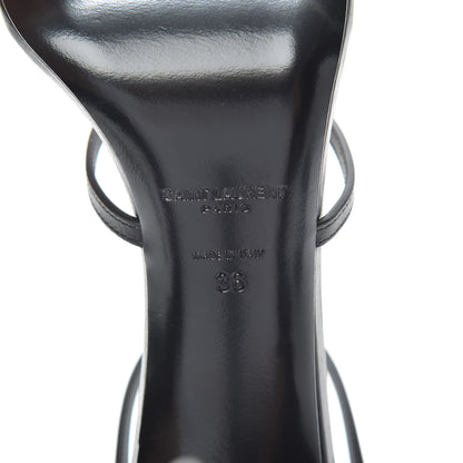 Saint Laurent Calfskin Cassandra 95 Sandals 36 Black 6 of 6