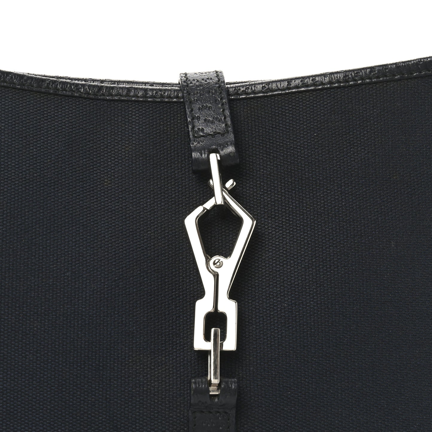 Canvas Bamboo Small Jackie O Hobo Black