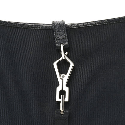 Gucci Canvas Bamboo Small Jackie O Hobo Black 8 of 10