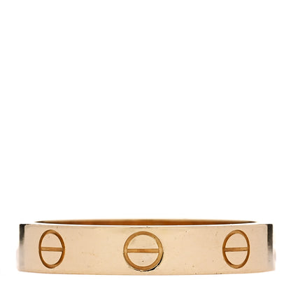 Cartier 18K Yellow Gold 3.5mm LOVE Wedding Band Ring 54 6.75 1 of 5