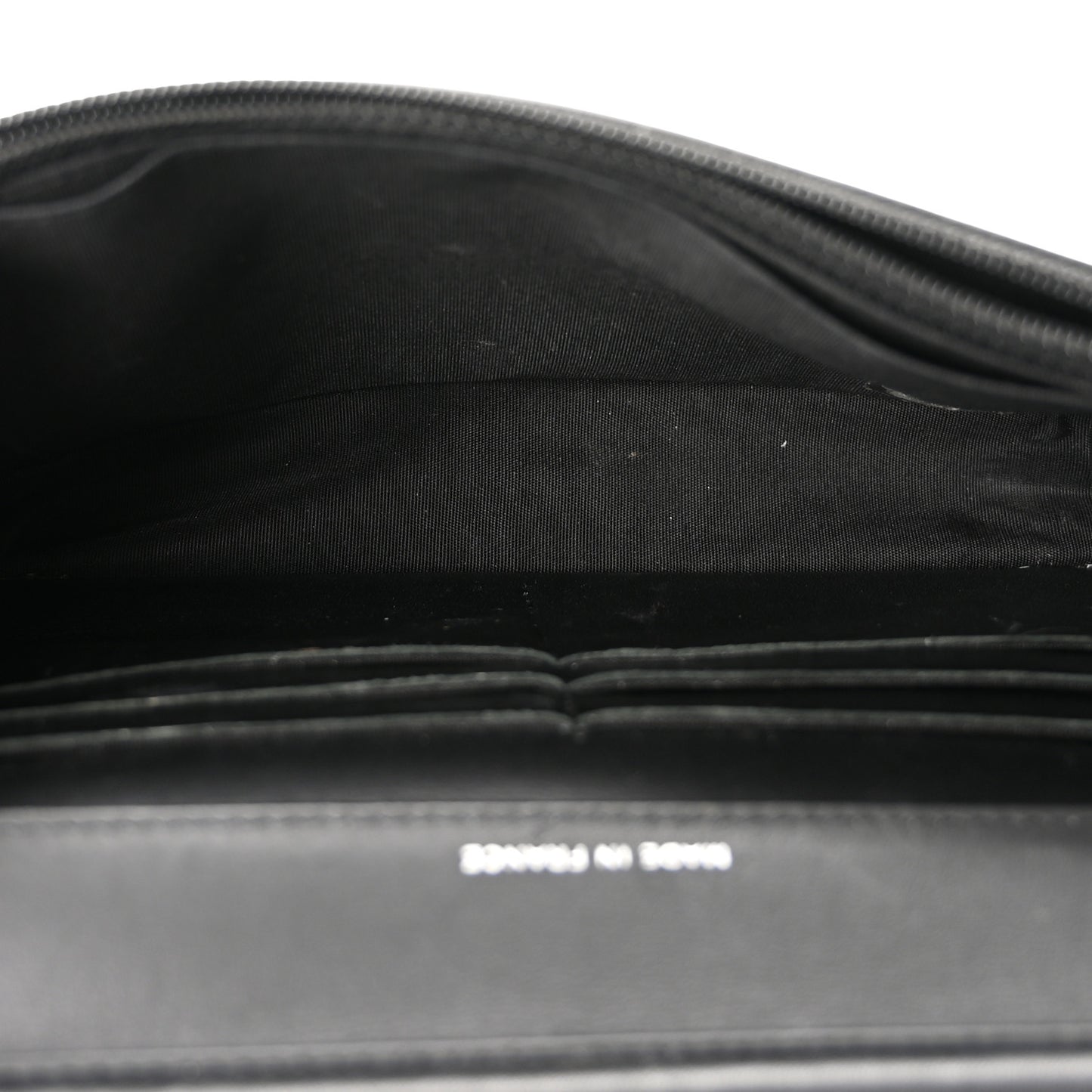 Patent Strass Wallet On Chain WOC Black