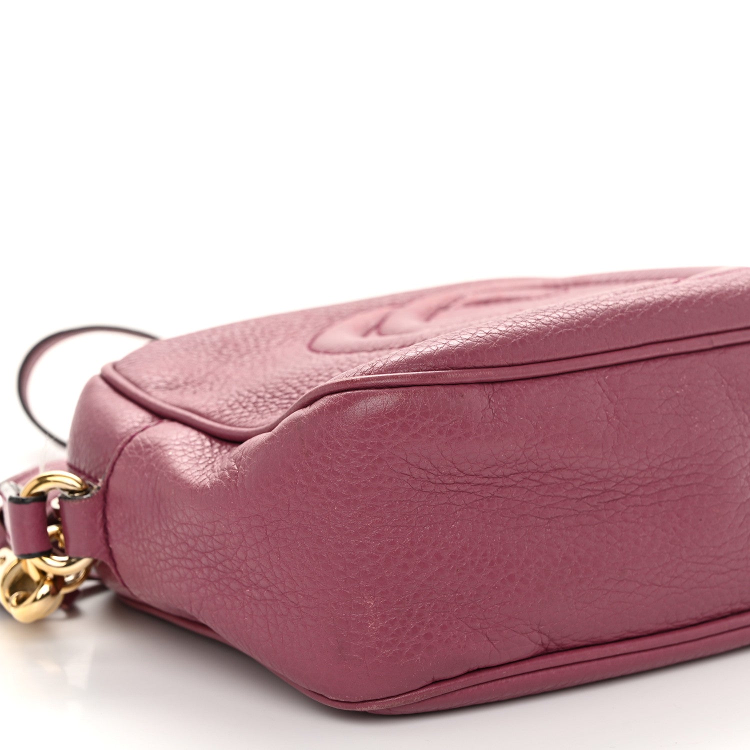 Gucci Pebbled Calfskin Small Soho Disco Bag Peonia Flower 9 of 14