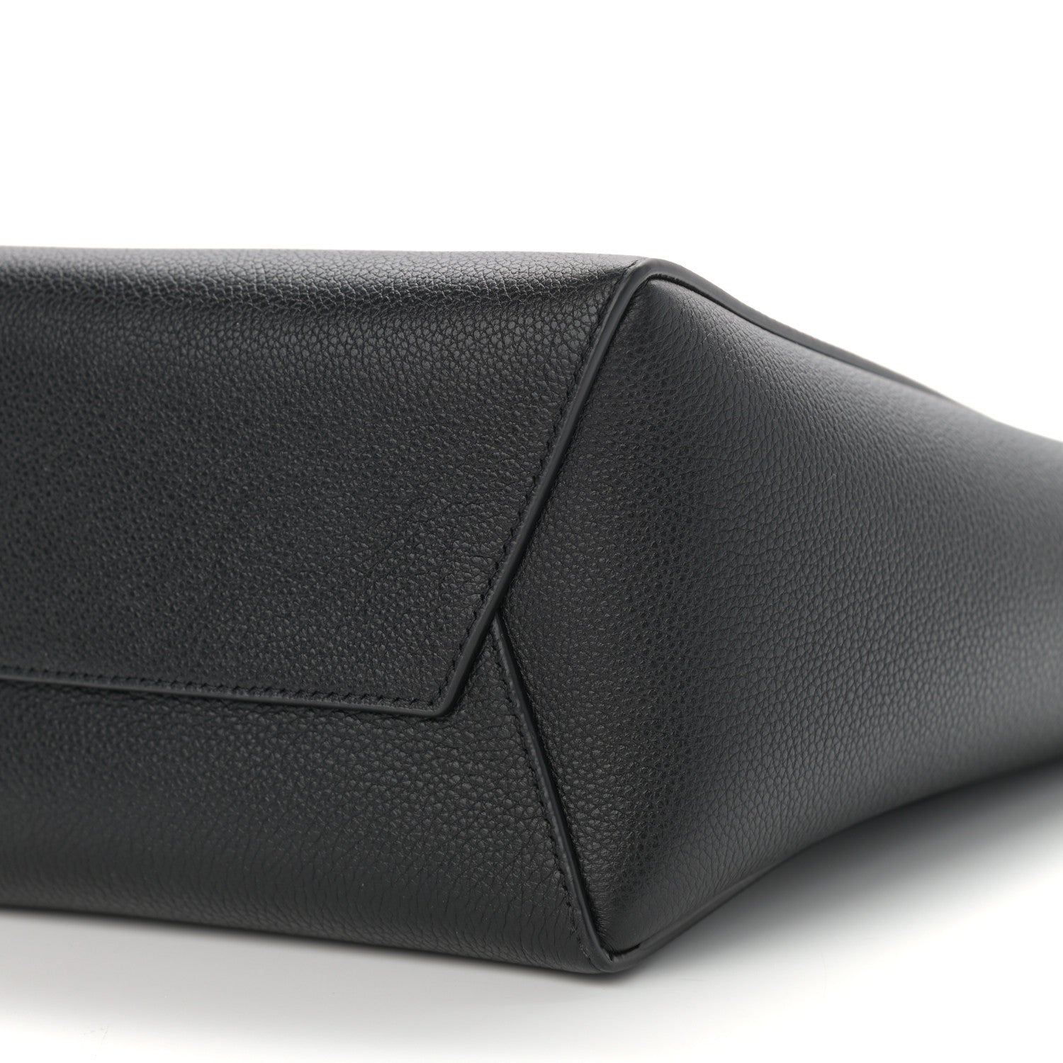 Celine Soft Grained Calfskin Small Sangle Bucket Bag Black 8 of 8