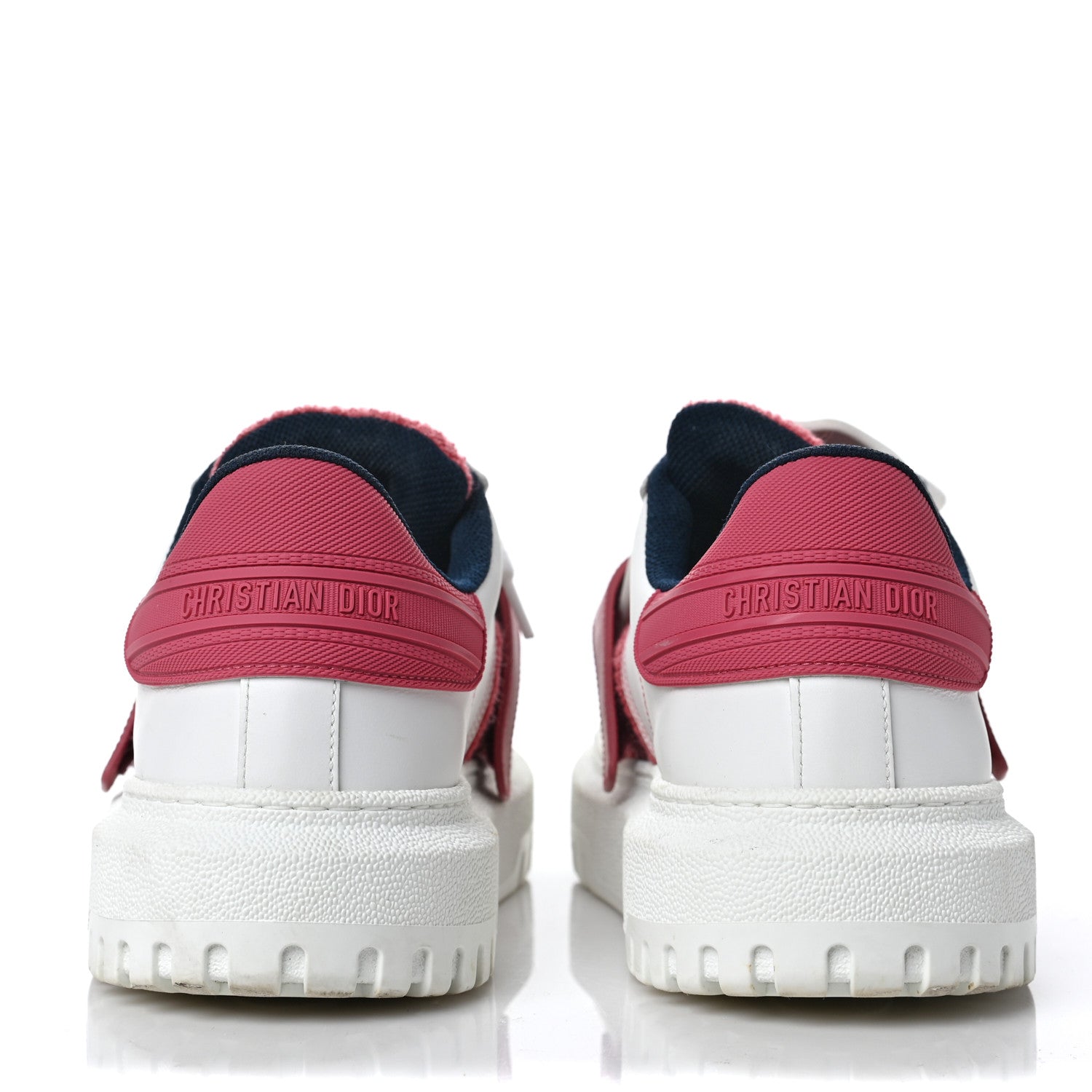 Christian Dior Suede Patent Terry Cloth Dior-ID Platform Sneakers 41 White Framboise 5 of 11