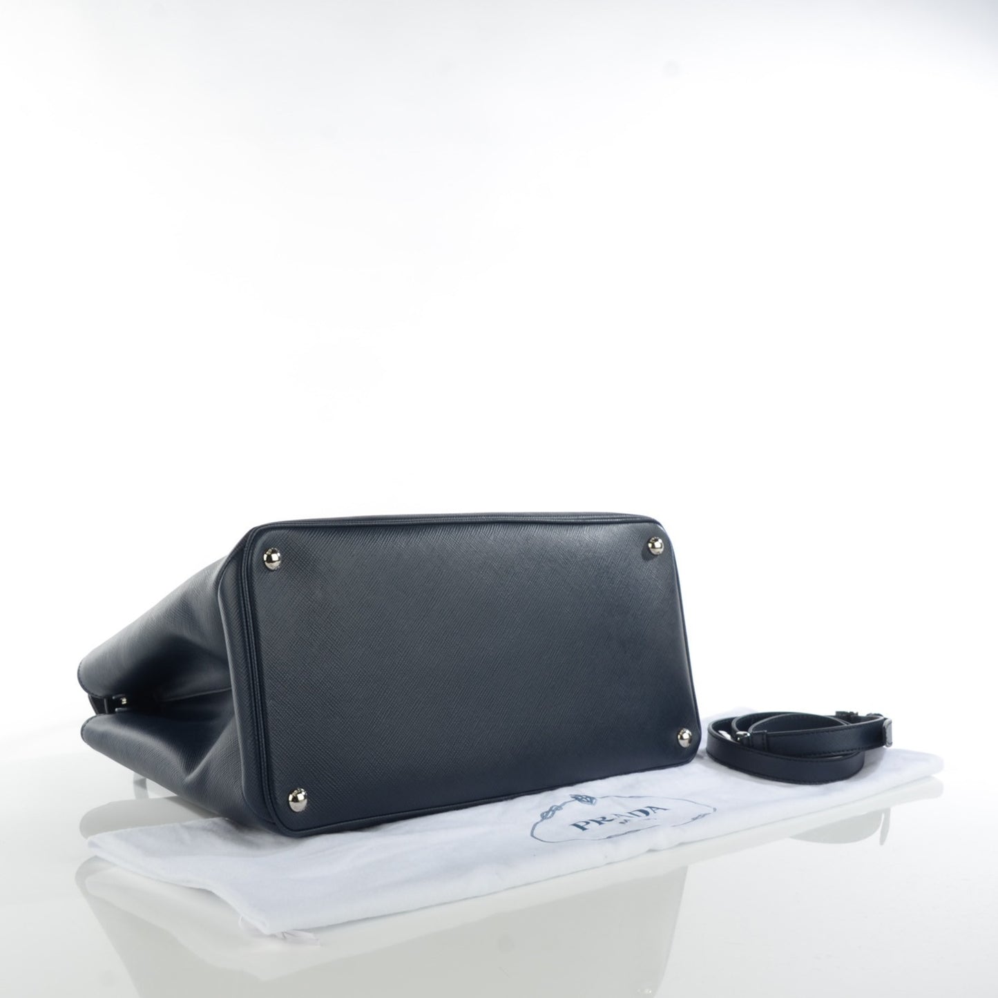 Saffiano Cuir Twin Tote Baltico