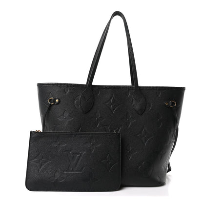 Louis Vuitton Empreinte Monogram Giant Neverfull MM Black 3 of 10