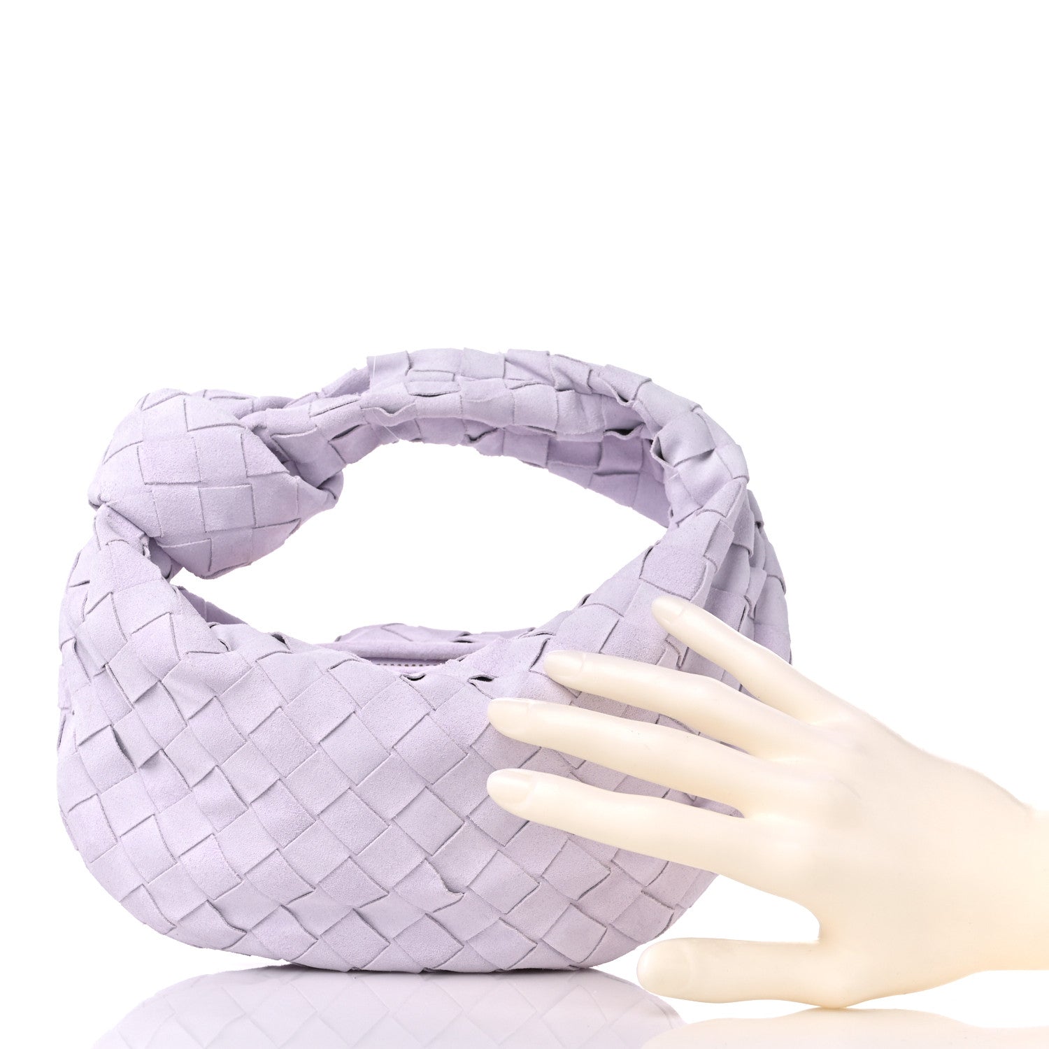 Bottega Veneta Suede Intrecciato Mini Jodie Mirth Washed 2 of 8