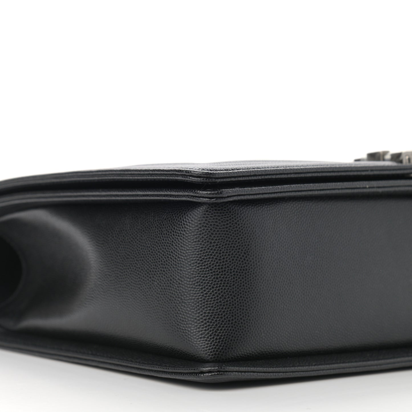 Caviar Quilted Large Boy Flap Black