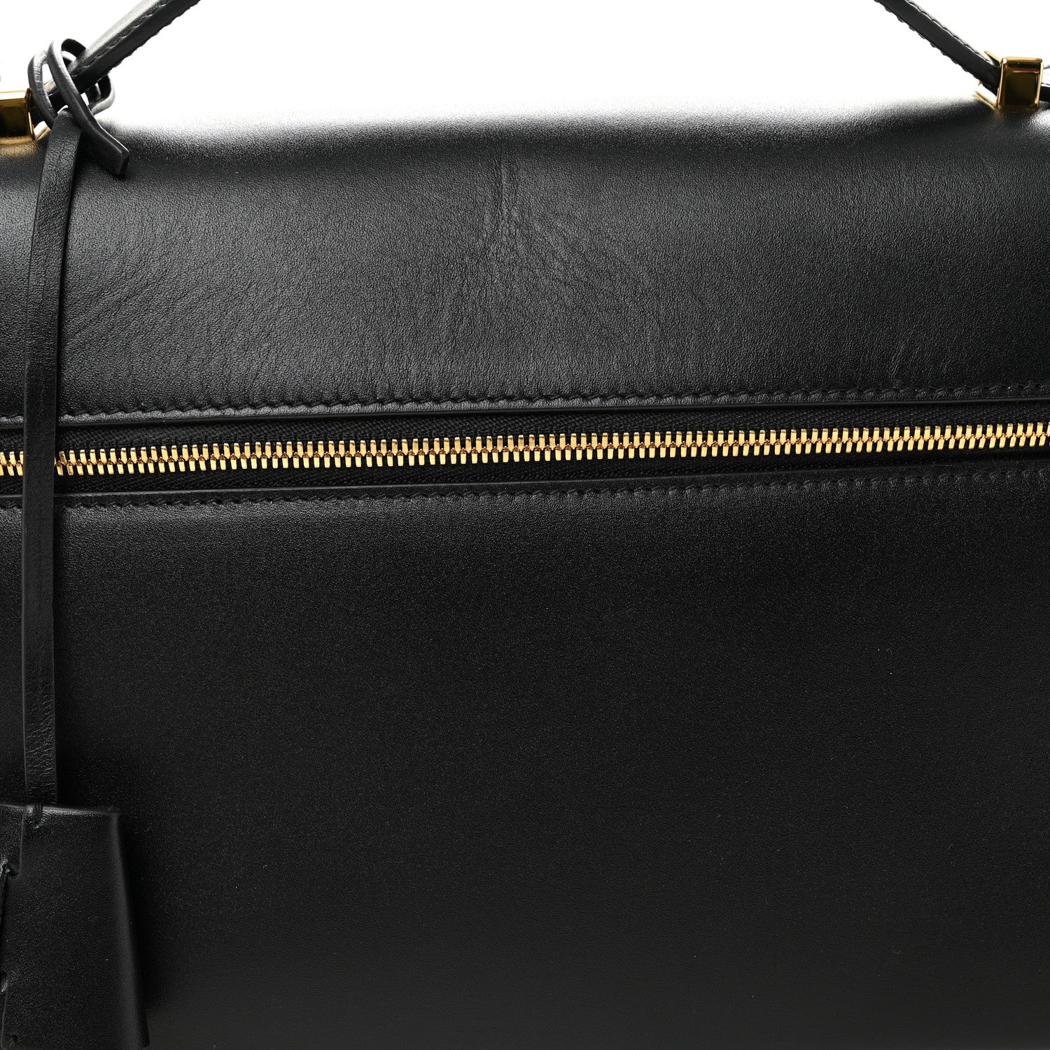 Loro Piana Calfskin Extra Bag L27 Black 7 of 10
