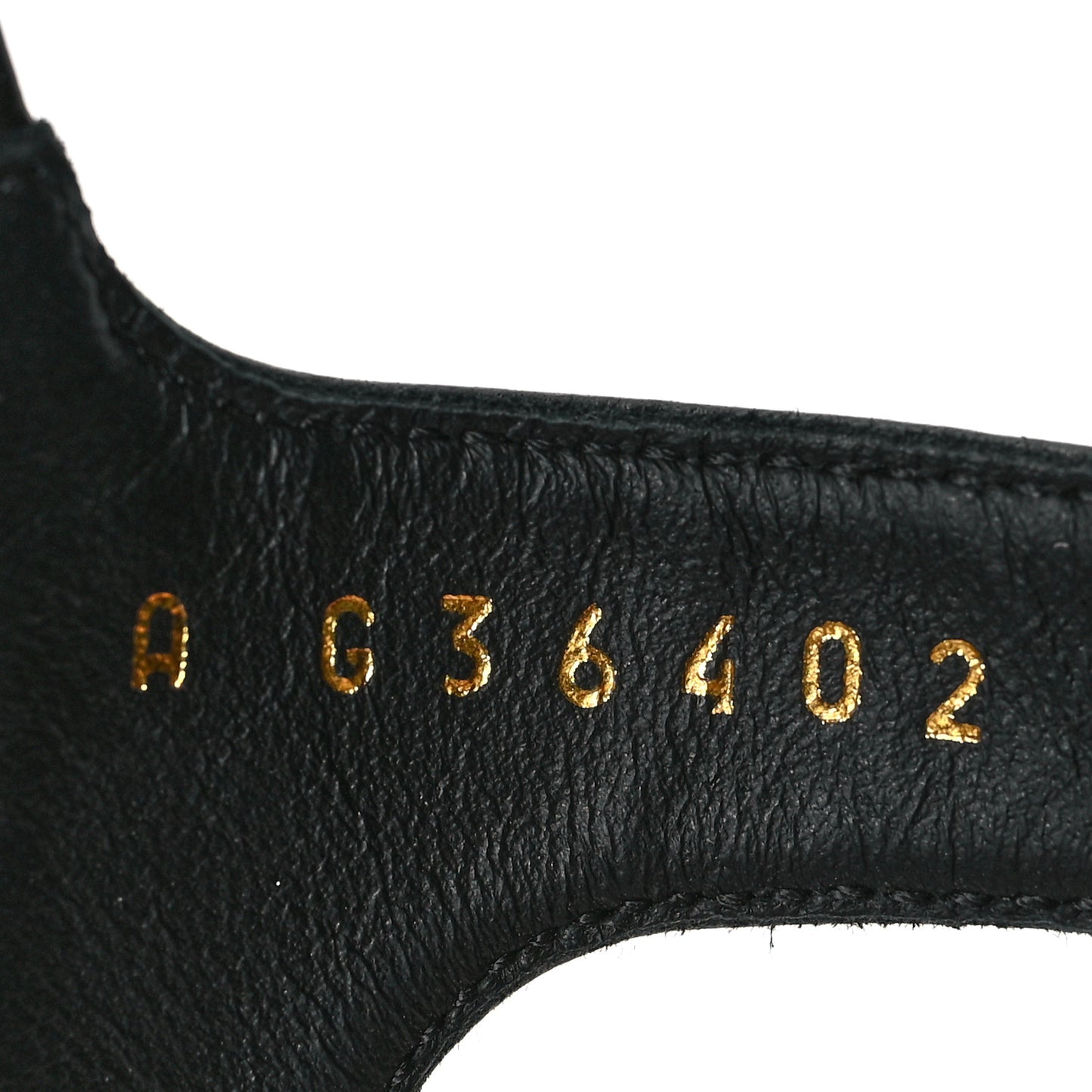 Goatskin Fantasy CC Crystal Thong Sandals 39 Black