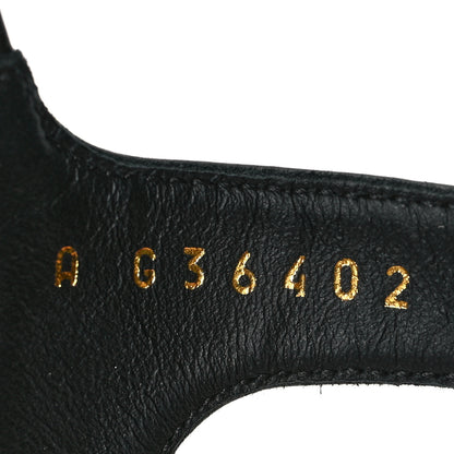 Chanel Goatskin Fantasy CC Crystal Thong Sandals 39 Black 6 of 9