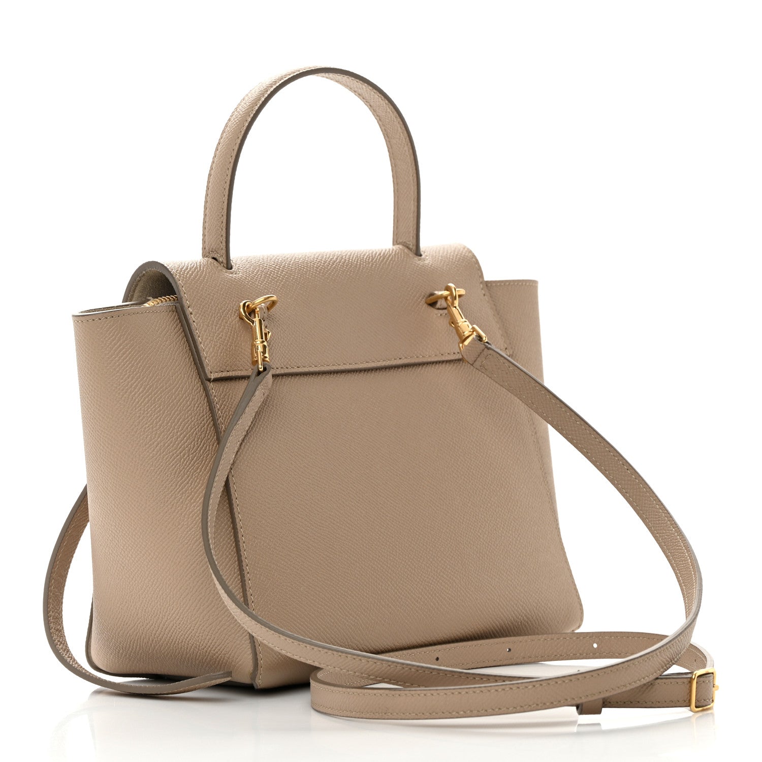 Celine Grained Calfskin Nano Belt Bag Light Taupe 3 of 14